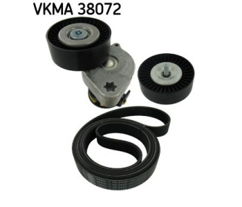 Комплект пистов ремък SKF VKMA 38072 за MERCEDES C (S203) комби от 2001 до 2007