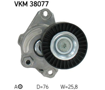 Обтящна ролка, пистов ремък SKF VKM 38077 за MERCEDES CLS (W219, C219) от 2004 до 2011