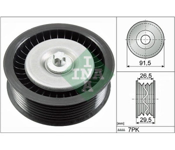 Паразитна/ водеща ролка, пистов ремък INA 532 0808 10 за MERCEDES GLK (X204) от 2008