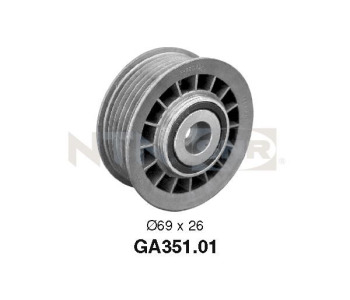 Паразитна/ водеща ролка, пистов ремък SNR GA351.01 за MERCEDES T1 (W602) товарен от 1982 до 1996
