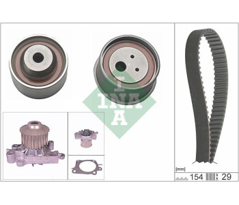 Водна помпа+ к-кт ангренажен ремък INA 530 0307 30 за MITSUBISHI CARISMA (DA_) хечбек от 1995 до 2006