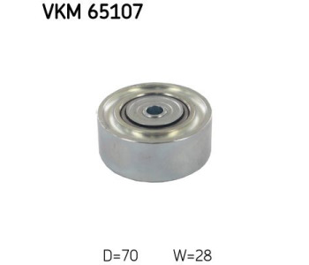 Паразитна/ водеща ролка, пистов ремък SKF VKM 65107 за MITSUBISHI PAJERO SPORT III (KR, KS, QE) от 2015