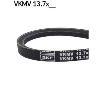 Трапецовиден ремък SKF VKMV 13.7x975 за NISSAN PRIMERA (P12) хечбек от 2002 до 2007