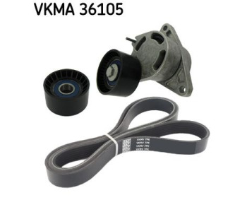Комплект пистов ремък SKF VKMA 36105 за OPEL MOVANO (F9) товарен от 1999 до 2010