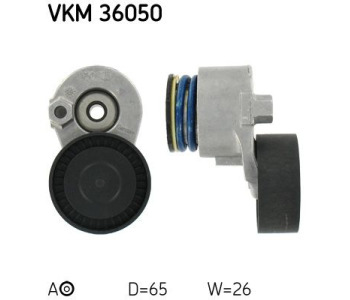 Обтящна ролка, пистов ремък SKF VKM 36050 за RENAULT CLIO II (SB0/1/2_) товарен от 1998 до 2005