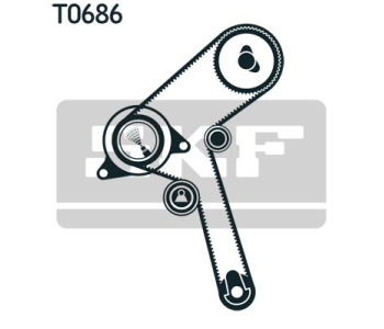 Комплект ангренажен ремък SKF VKMA 92012 за NISSAN SERENA (C23) от 1991 до 2001