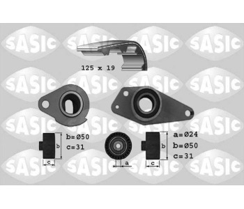 Комплект ангренажен ремък SASIC 1754017 за RENAULT 19 II (L53_) Chamade от 1992 до 2003