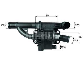Термостат, охладителна течност MAHLE TH 40 83 за CITROEN BERLINGO (B9) товарен от 2008 до 2018