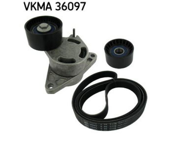 Комплект пистов ремък SKF VKMA 36097 за RENAULT LAGUNA II (BG0/1_) от 2001 до 2007