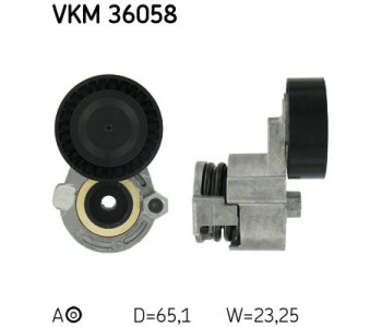 Обтящна ролка, пистов ремък SKF VKM 36058 за RENAULT CLIO II (SB0/1/2_) товарен от 1998 до 2005