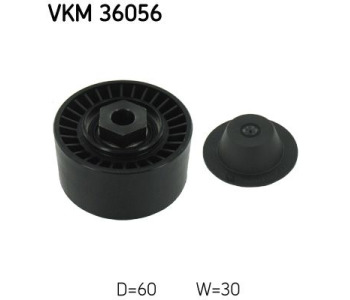 Обтящна ролка, пистов ремък SKF VKM 36056 за RENAULT CLIO IV (KH_) комби от 2013 до 2019