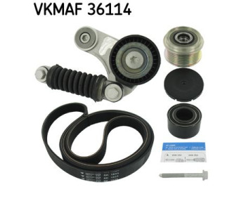 Комплект пистов ремък SKF VKMAF 36114 за RENAULT MEGANE I COACH (DA0/1_) купе от 1996 до 2003