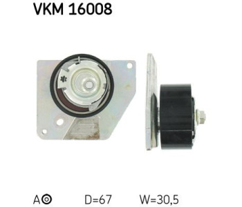 Обтяжна ролка, ангренаж SKF VKM 16008 за RENAULT MEGANE III (DZ0/1_) купе от 2008