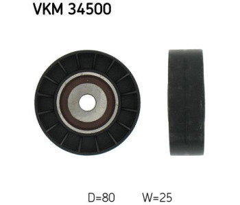 Паразитна/ водеща ролка, пистов ремък SKF VKM 34500 за SAAB 9000 хечбек от 1984 до 1998