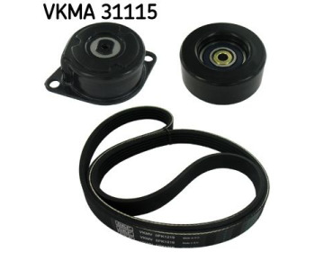 Комплект пистов ремък SKF VKMA 31115 за VOLKSWAGEN LUPO (6X1, 6E1) от 1998 до 2005