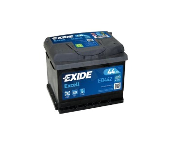 Стартов акумулатор EXIDE EB442 за SKODA FAVORIT (781) хечбек от 1988 до 1994