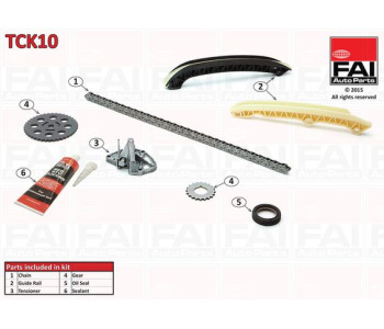 Комплект ангренажна верига FAI AutoParts TCK10 за SKODA FABIA I (6Y5) товарен от 2001 до 2007