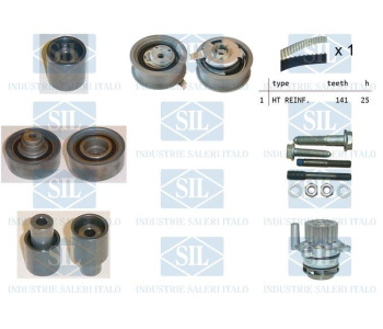 Водна помпа+ к-кт ангренажен ремък Saleri SIL K1PA944 за SKODA OCTAVIA I (1U2) от 1996 до 2010
