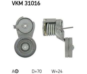 Обтящна ролка, пистов ремък SKF VKM 31016 за VOLKSWAGEN GOLF IV (1J1) от 1997 до 2005