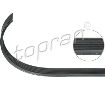 Пистов ремък TOPRAN 111 844 за SEAT TOLEDO IV (KG3) от 2012