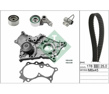 Водна помпа+ к-кт ангренажен ремък INA 530 0543 30 за TOYOTA AVENSIS (_T22_) седан от 1997 до 2003