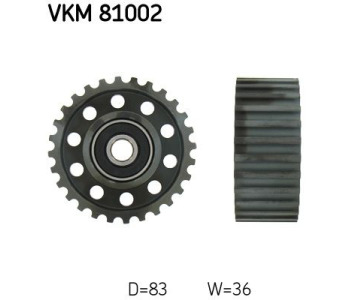 Паразитна/ водеща ролка, зъбен ремък SKF VKM 81002 за TOYOTA HILUX VI (_N1_) пикап от 1997 до 2006