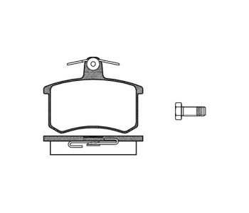 Комплект спирачни накладки ROADHOUSE за AUDI A8 (4D2, 4D8) от 1994 до 2002