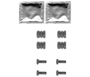 Комплект принадлежности дискови накладки DELPHI за ALFA ROMEO 164 (164) от 1987 до 1998