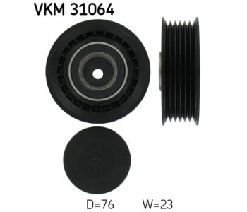 Обтящна ролка, пистов ремък SKF VKM 31064 за VOLKSWAGEN TRANSPORTER IV (70XA) товарен от 1990 до 2003