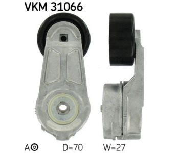 Обтящна ролка, пистов ремък SKF VKM 31066 за VOLKSWAGEN LT II 28-46 (2DA, 2DD, 2DH) товарен от 1996 до 2006