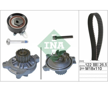 Водна помпа+ к-кт ангренажен ремък INA 530 0175 31 за VOLVO V70 I (LV) комби от 1995 до 2000