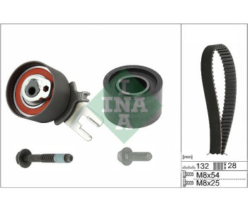Комплект ангренажен ремък INA 530 0582 10 за VOLVO C70 II кабриолет от 2006 до 2013
