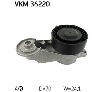Обтящна ролка, пистов ремък SKF VKM 36220 за VOLVO XC90 I от 2002 до 2014