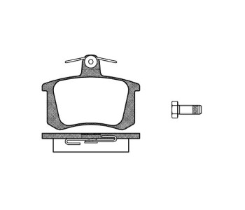 Комплект спирачни накладки ROADHOUSE за AUDI 100 (4A, C4) от 1990 до 1994
