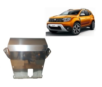 Метална алуминиева кора под двигател скоростна кутия и радиатор - SCUT 06.046ALU за DACIA DUSTER (HM_) от 2018