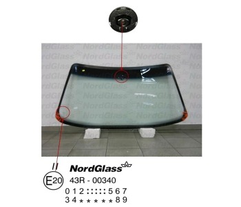 Челно стъкло NordGlass за AUDI A6 (4A, C4) от 1994 до 1997