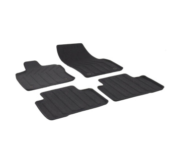 3D Мокетни стелки GUZU Premium титаниево черни (4 броя) за SEAT IBIZA V (KJ1) от 2017