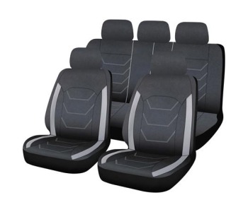 Калъфи за седалки черно/сиви комплект от 12бр NAPOLES CAR+