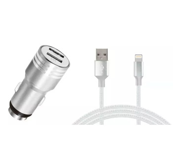 Зарядно за кола с USB кабел 2.4A iPhone