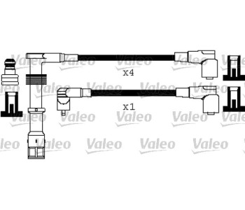 Комплект запалителни кабели VALEO за AUDI 80 купе (89, 8B) от 1988 до 1996