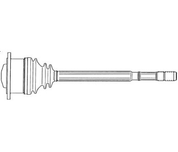 Каре, полуоска SPIDAN за AUDI 80 кабриолет (8G7, B4) от 1991 до 2000