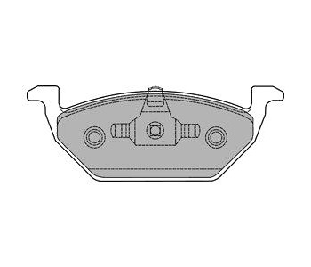 Комплект спирачни накладки DELPHI за AUDI A3 (8L1) от 1996 до 2003