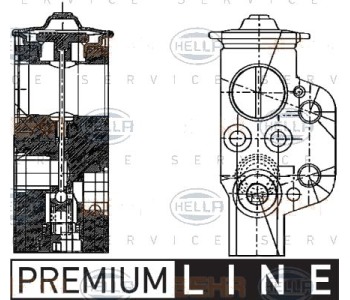 Разширителен клапан, климатизация HELLA 8UW 351 234-161 за SKODA ROOMSTER (5J) пътнически от 2006 до 2015