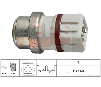 Термошалтер, предупредителна лампа за охладителната течност EPS 1.840.107 за VOLKSWAGEN PASSAT B3/B4 (3A2, 35I) седан от 1988 до 1996