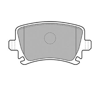 Комплект спирачни накладки DELPHI за AUDI TT (8J3) от 2006 до 2014