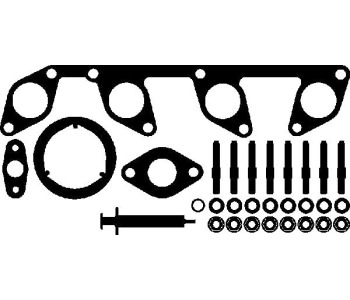 Монтажен комплект, турбина ELRING 740.790 за SEAT ALTEA (5P1) от 2004 до 2015