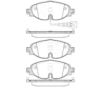 Комплект спирачни накладки ROADHOUSE за AUDI TT (FV3) от 2014