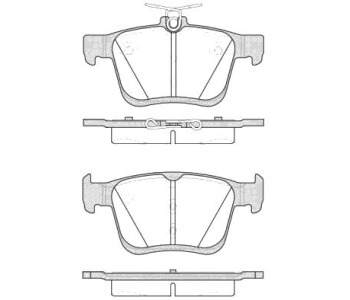 Комплект спирачни накладки ROADHOUSE за AUDI TT Roadster (FV9) от 2014