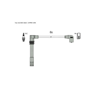 Комплект запалителни кабели STARLINE за AUDI A6 (4B2, C5) от 1997 до 2005