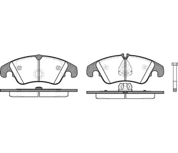 Комплект спирачни накладки ROADHOUSE за AUDI A5 Sportback (8TA) от 2012 до 2017